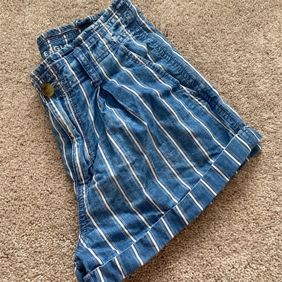 American Eagle Outfitters Shorts Size 4 Blue & White - Picture 2 of 13